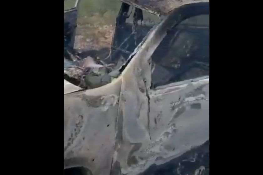 დამწვარი მანქანა