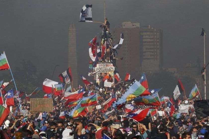 ჩილე საპროტესტო აქცია