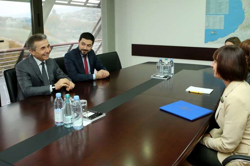 ბიძინა ივანიშვილი და ელიზაბეთ რუდი