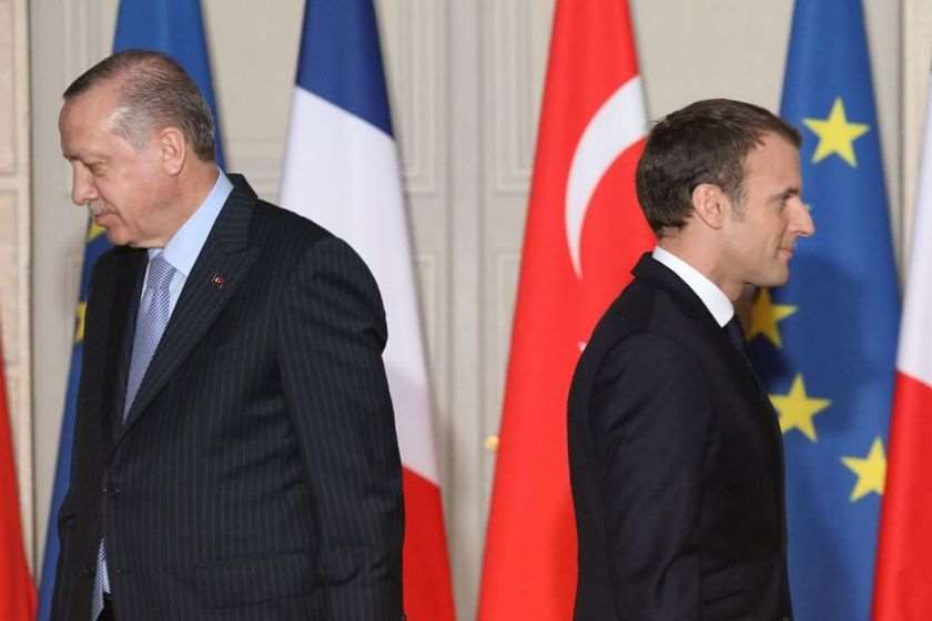 რეჯეფ თაიფ ერდოღანი და ემანუელ მაკრონი