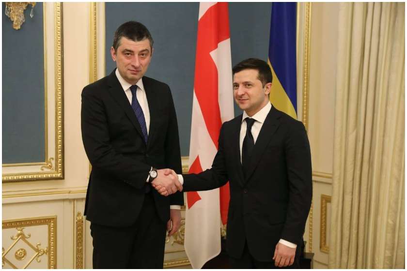 ვოლოდიმირ ზელენსკი გიორგი გახარია