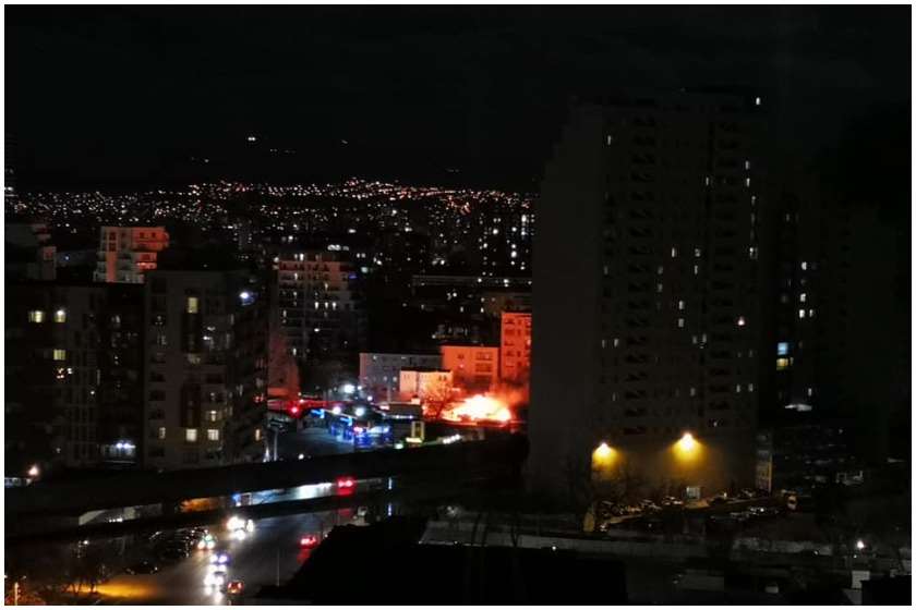 ხანძარი ბაზრობაზე