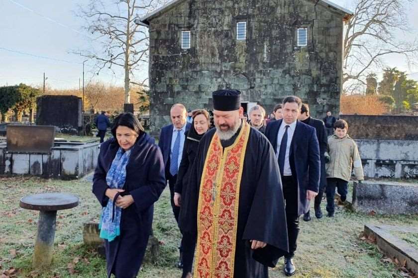 სალომე ზურაბიშვილი გურიაში