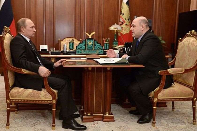 ვლადიმერ პუტინი და მიხაილ მიშუსტინი