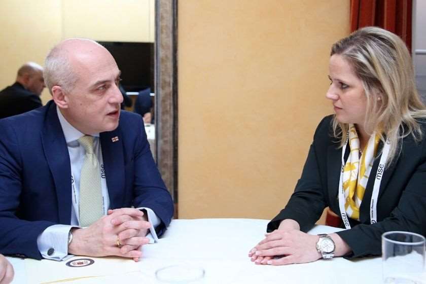 დავით ზალკალიანი და კატარინ ეგერბერგე