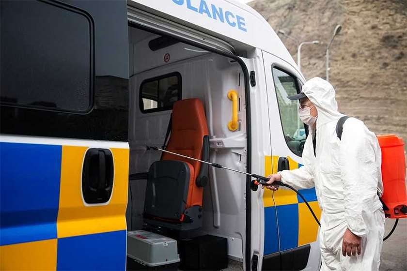 სასწრაფო დახმარება დეზინფექცია