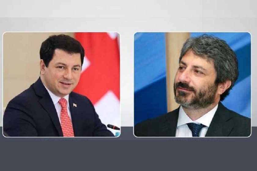 არჩილ თალაკვაძე და რობერტო ფიკო