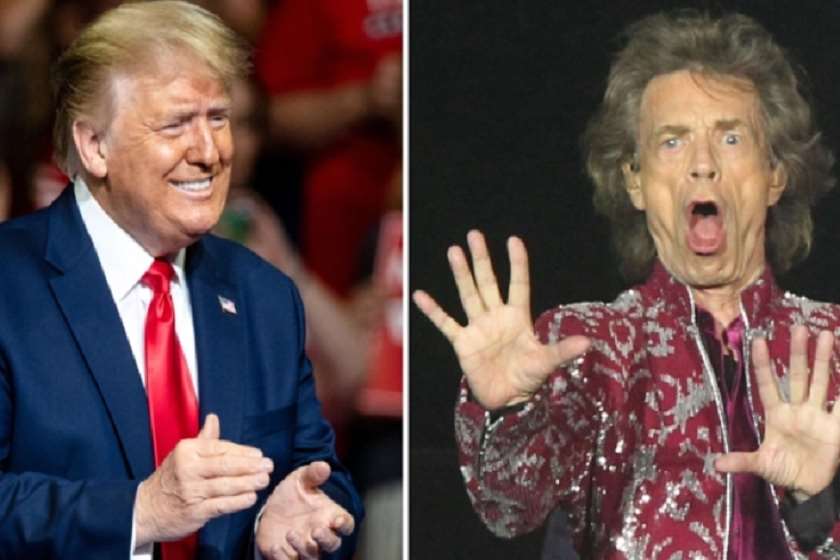 დონალდ ტრამპი და მიკ ჯაგერი