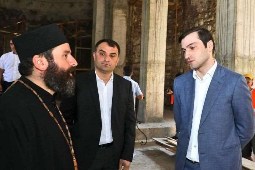 თორნიკე რიჟვაძე; ტაძრის რეაბილიტაცია