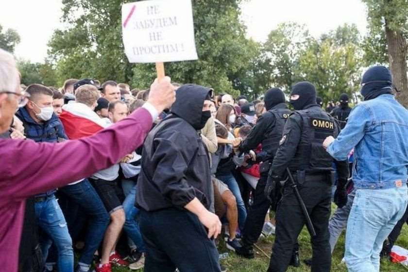 ბელარუსი სპაროტესტო აქცია დაკავება