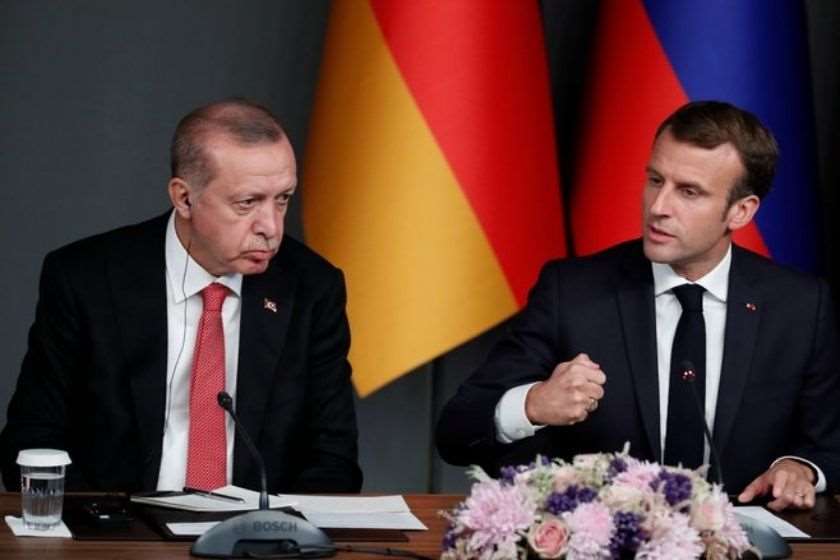 რეჯეფ თაიფ ერდოღანი და ემანუელ მაკრონი