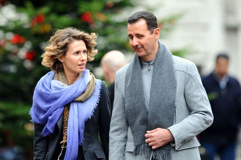 ასმა ასადი და ბაშარ ასადი 