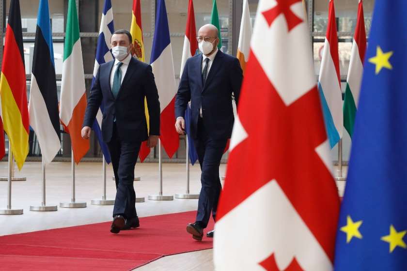 შარლ მიშელი ირაკლი ღარიბაშვილი