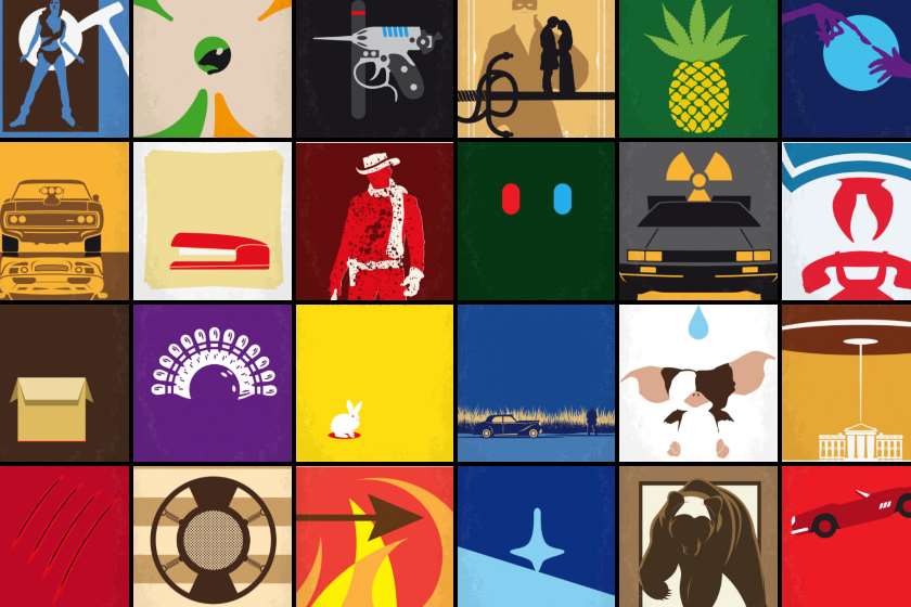 გამოიცანი ფილმი მინიმალისტური პოსტერებით