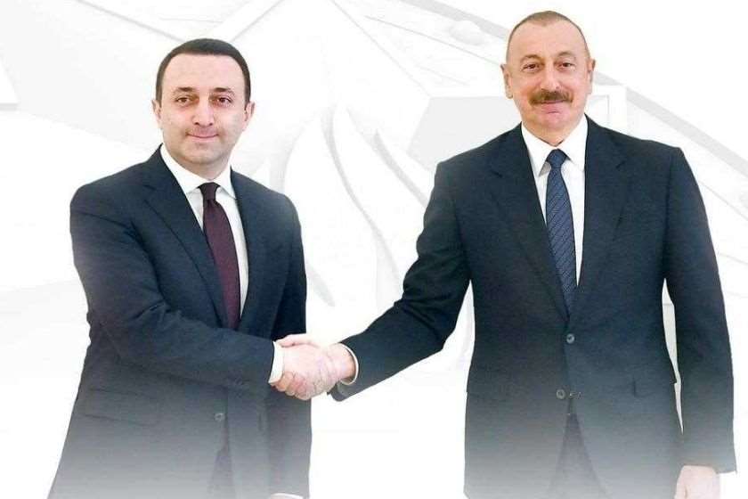 ირაკლი ღარიბაშვილი და ილჰამ ალიევი