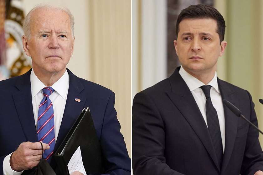 ჯო ბაიდენი ვოლოდიმირ ზელენსკი