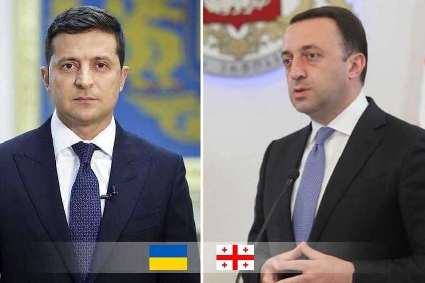 ვოლოდიმირ ზელენსკი და ირაკლი ღარიბაშვილი