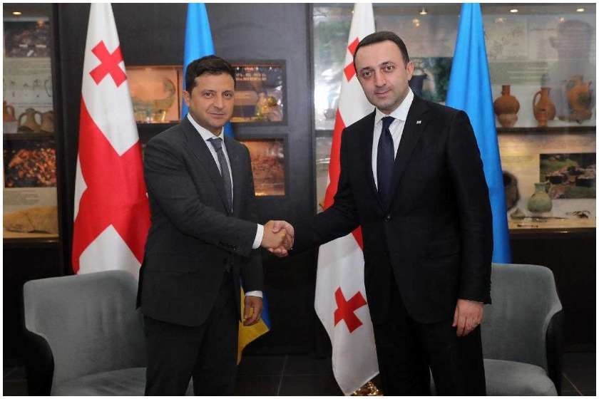 ვოლოდიმირ ზელენსკი და ირაკლი ღარიბაშვილი