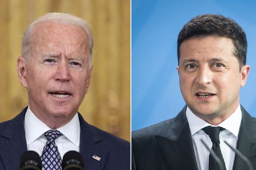 ჯო ბაიდენი ვოლოდიმირ ზელენსკი