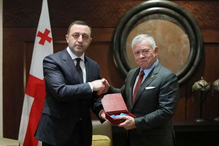 ირაკლი ღარიბაშვილი იორდანიის მეფე აბდალა II