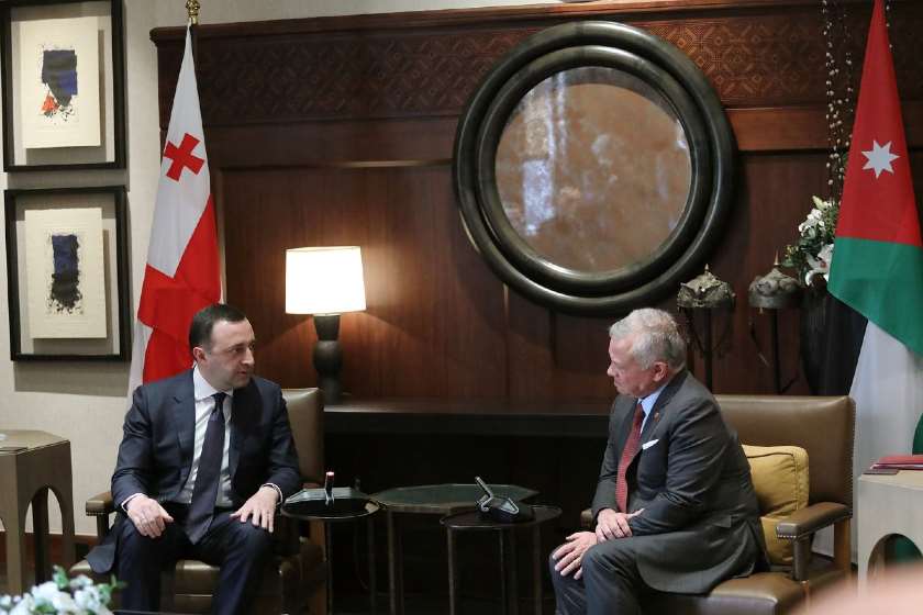 ირაკლი ღარიბაშვილი იორდანიის მეფე აბდალა II