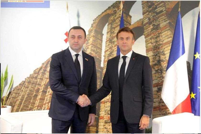 ირაკლი ღარიბაშვილი ემანუელ მაკრონი