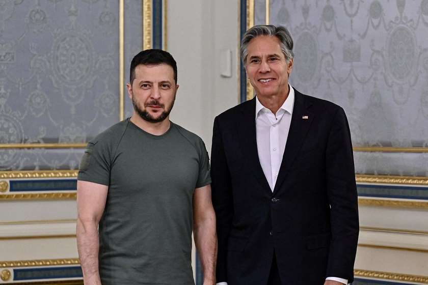 ვოლოდიმირ ზელენსკი ენტონი ბლინკენი