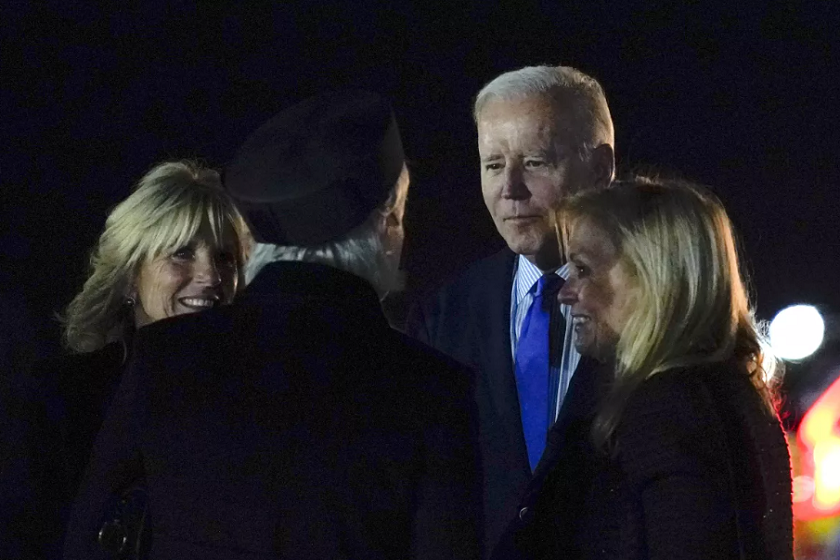 ჯილ და ჯო ბაიდენები ლონდონში