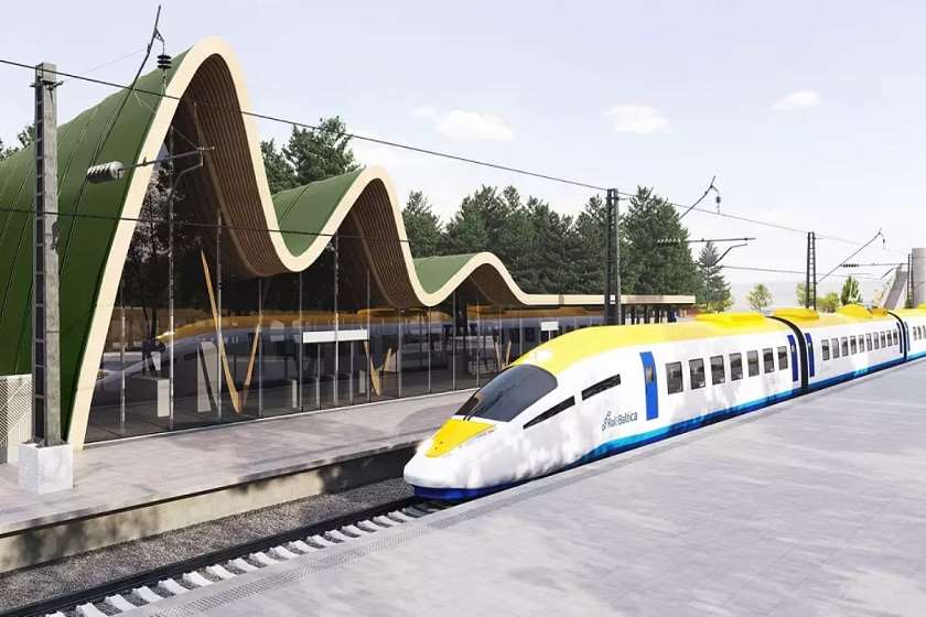 ბალტიის მარშრუტის ერთ-ერთი სადგურის გრაფიკული გამოსახულება