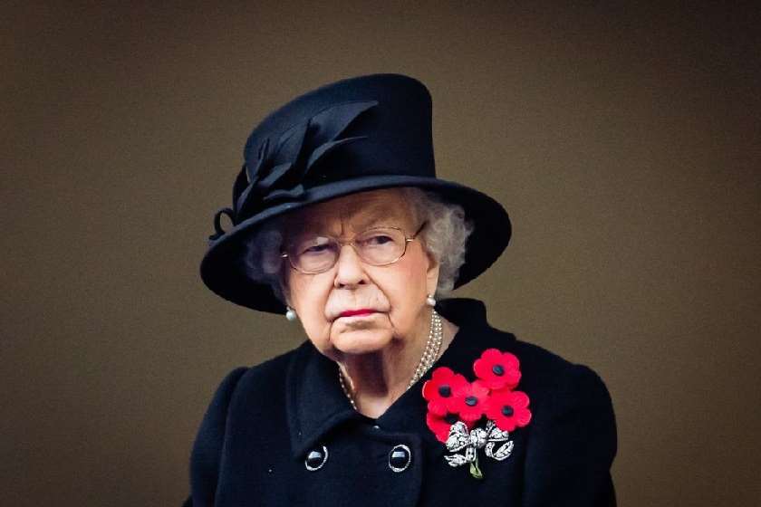 ელისაბედ მეორე პრინც ფილიპეს დაკრძალვაზე, 2021 წელი