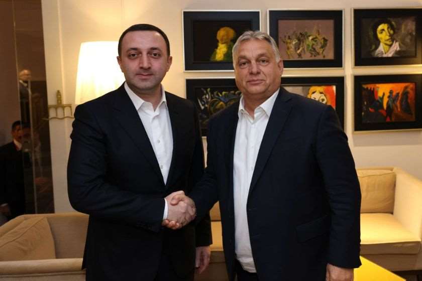 ირაკლი ღარიბაშვილი და ვიქტორ ორბანი