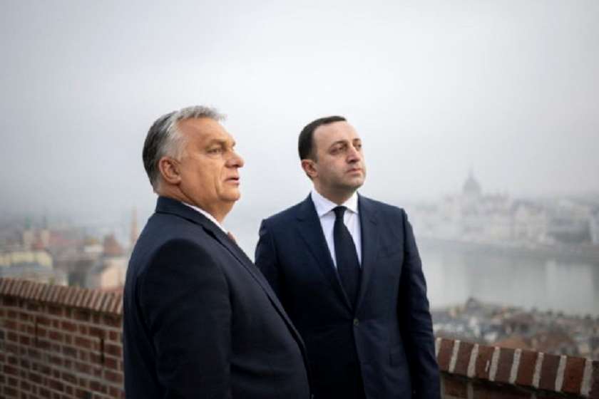 ვიქტორ ორბანი და ირაკლი ღარიბაშვილი 