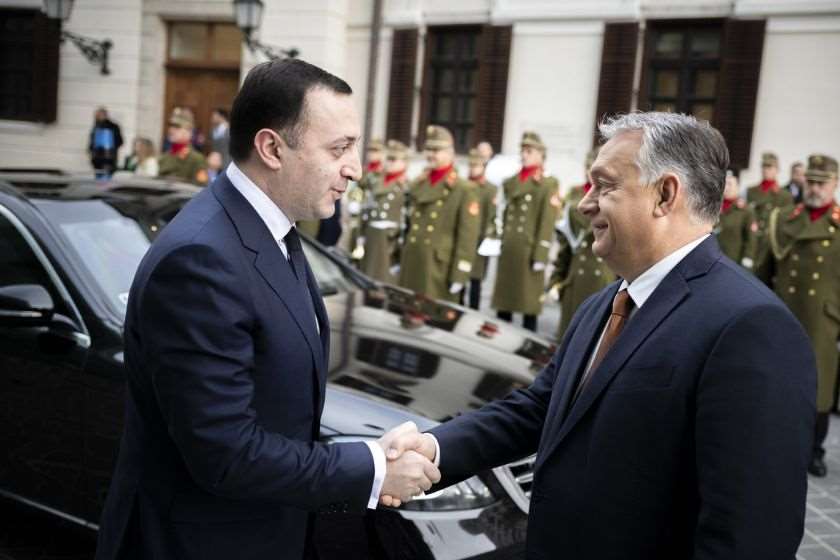 ირაკლი ღარიბაშვილი და ვიქტორ ორბანი