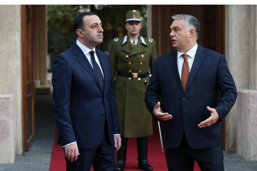 ირაკლი ღარიბაშვილი და ვიქტორ ორბანი