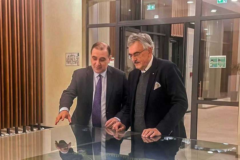 მიხეილ ჩხენკელი და ვოლფგანგ ჰერმანი