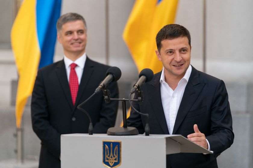 ვადიმ პრისტაიკო და ვოლოდიმირ ზელენსკი