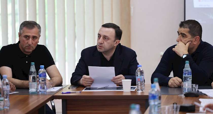 ირაკლი ღარიბაშვილი, შალვა პაპუაშვილი და პარმენ მარგველაძე