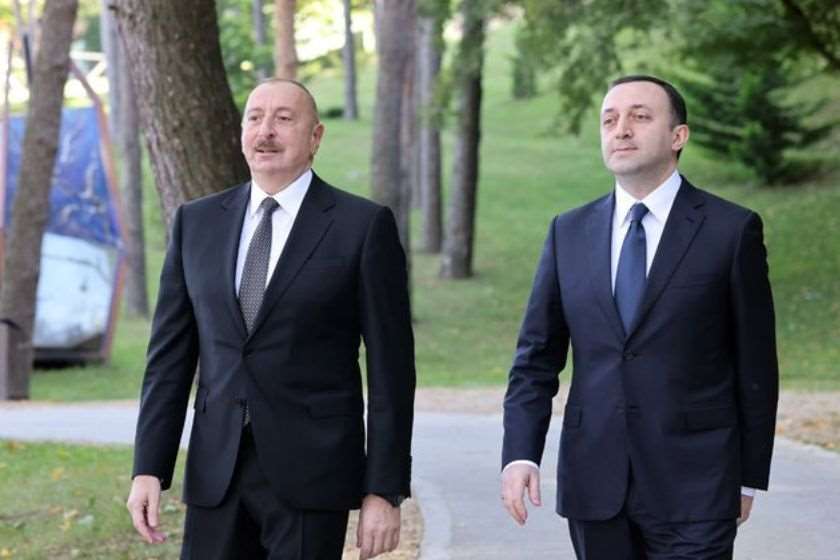 ილჰამ ალიევი და ირაკლი ღარიბაშვილი