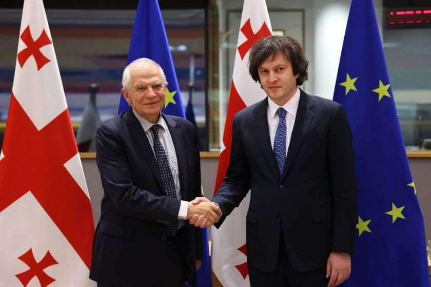 ჟოზეფ ბორელი და ირაკლი კობახიძე