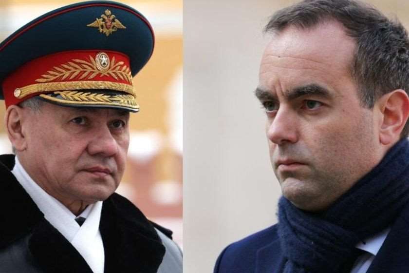 სერგეი შოიგუ და სებასტიან ლეკორნუ