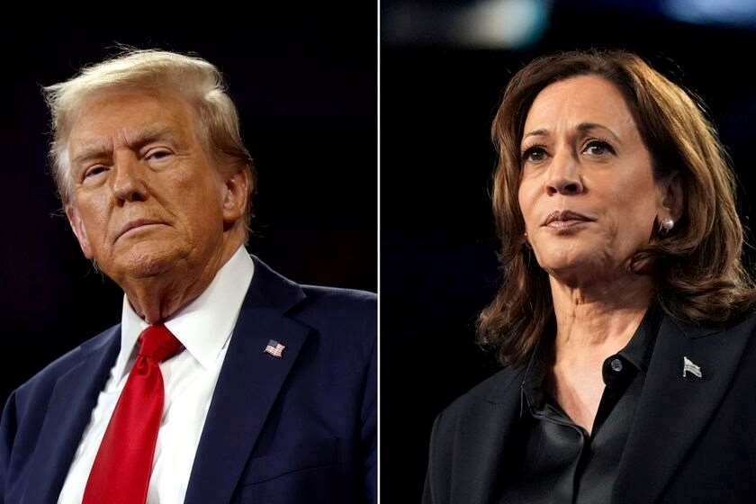 დონალდ ტრამპი და კამალა ჰარისი