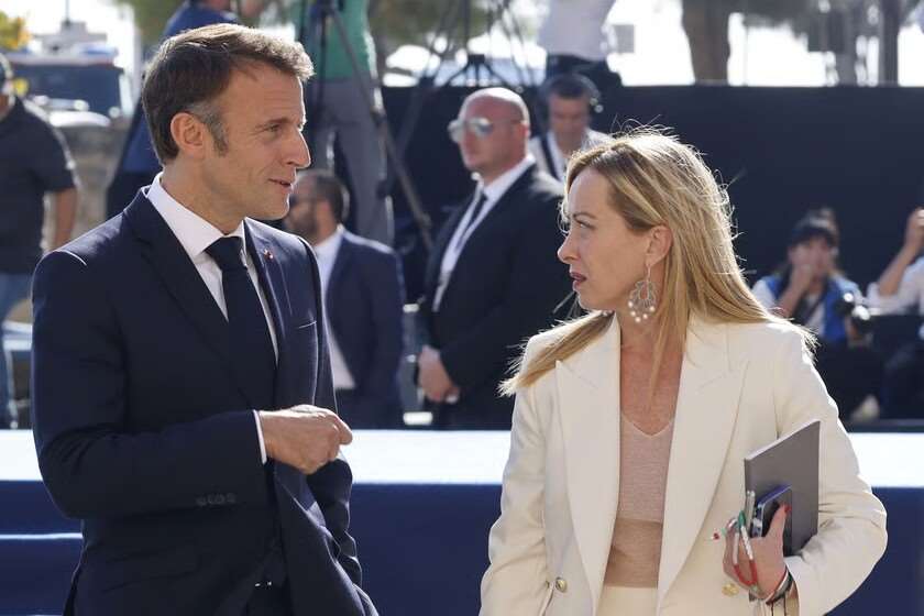 ემანუელ მაკრონი ჯორჯია მელონი