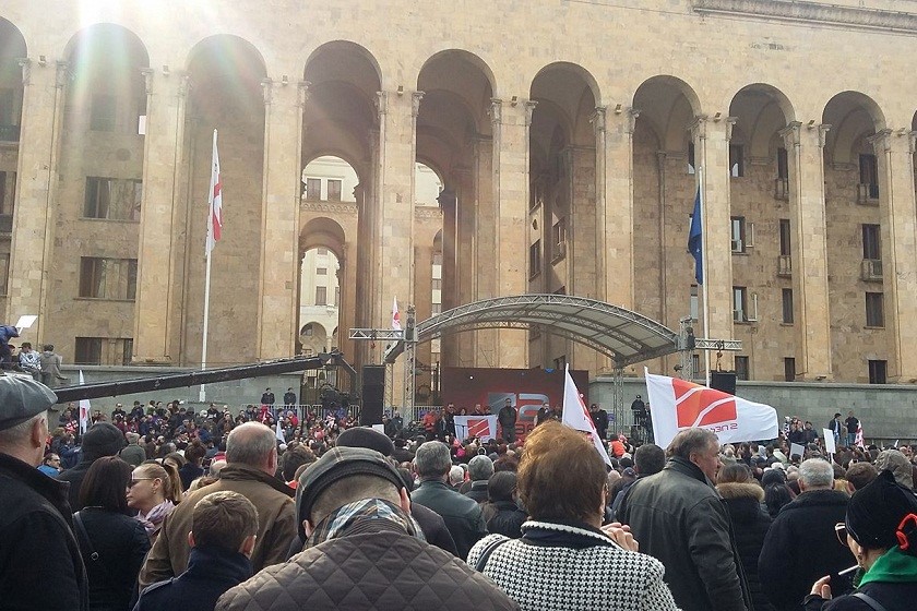 რუსთავი 2-ის მხარდამჭერი აქცია