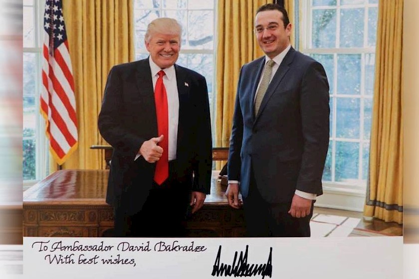 დონალდ ტრამპი
დავით ბაქრაძე