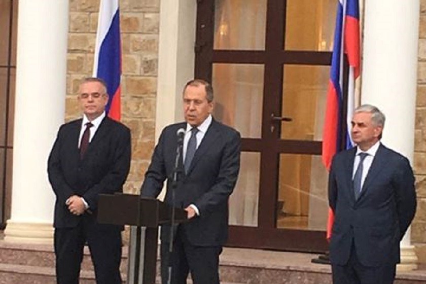 სერგეი ლავროვი საელჩოს გახსნაზე აფხაზეთში