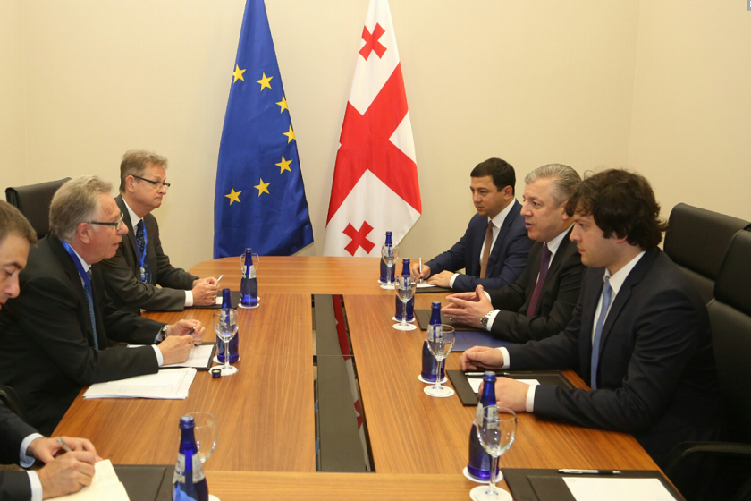 პრემიერის და ვენეციის კომისიის თავმჯდომარის შეხვედრა