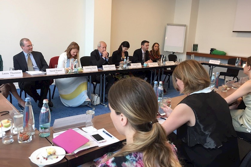 NDI-ის შეხვედრა მედიასთან