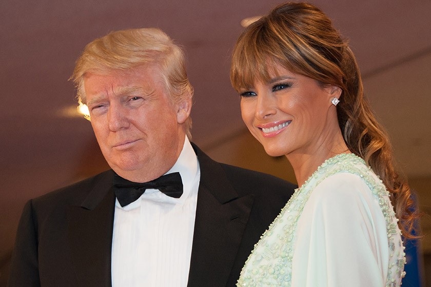 დონალდ და მელანია ტრამპები