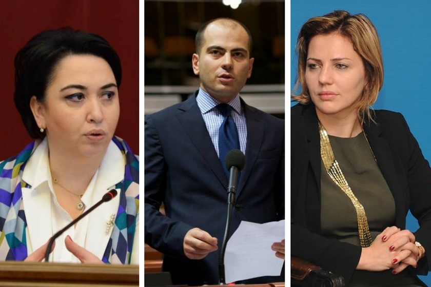 ეკა ბესელია, გიორგი კანდელაკი, ანა დოლიძე