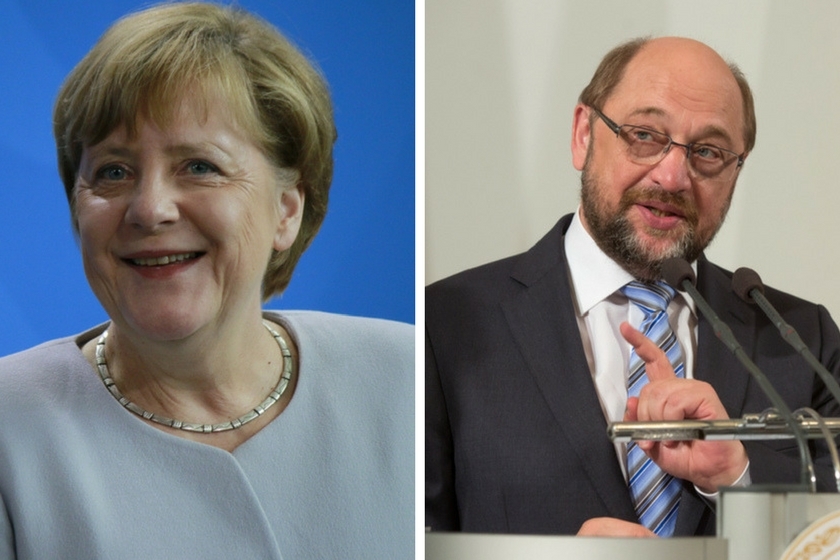 ანგელა მერკელი, მარტინ შულცი